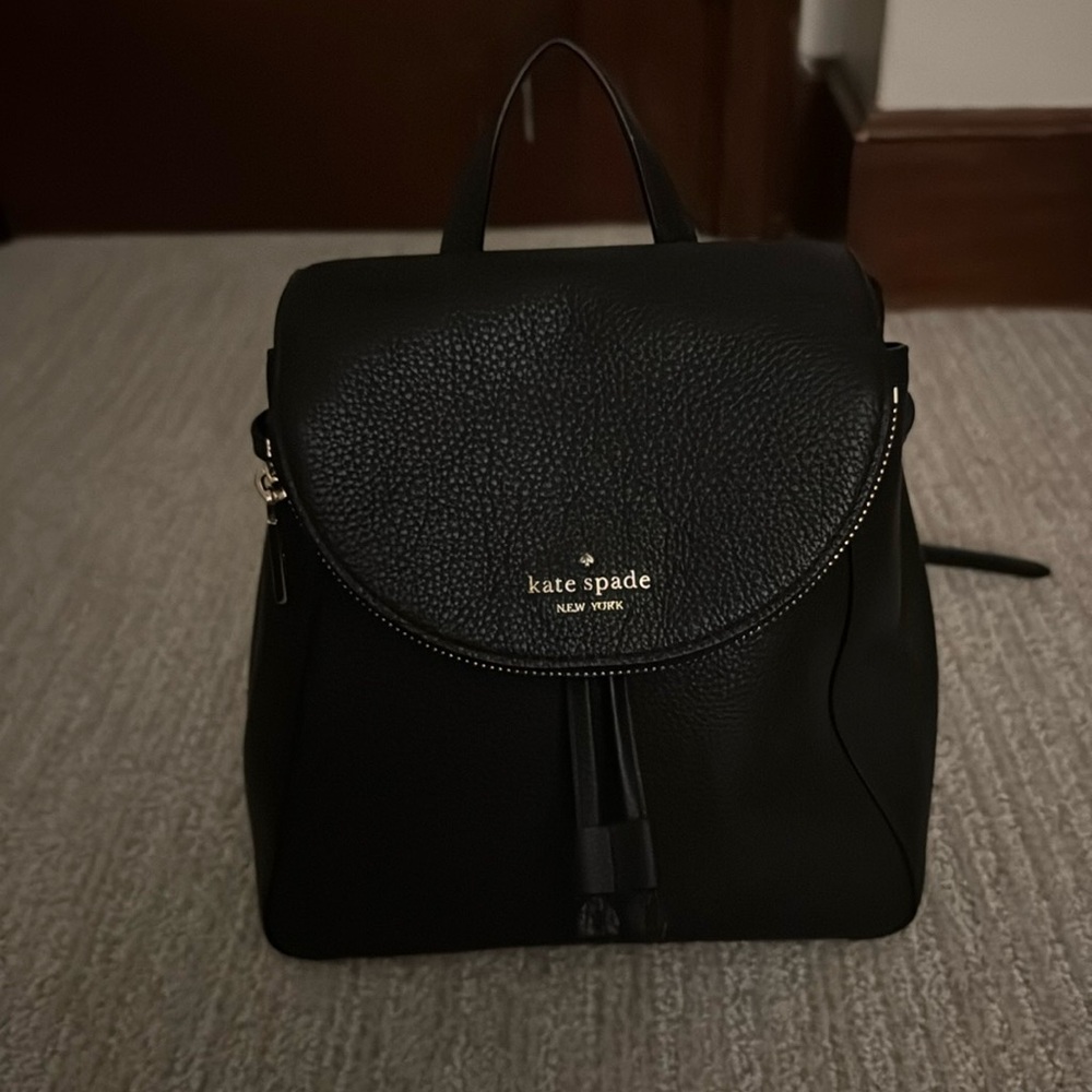 Women’s black Kate spade backpack
